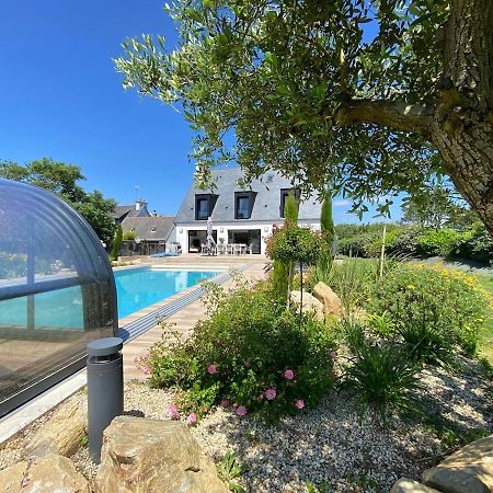 Superbe Villa Tout Confort Avec Piscine Chauffee Er Couverte Et Spa A 2 Pas De La Plage Fouesnant Eksteriør billede