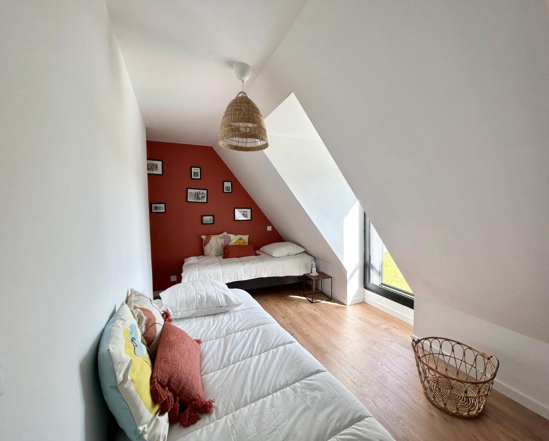 Superbe Villa Tout Confort Avec Piscine Chauffee Er Couverte Et Spa A 2 Pas De La Plage Fouesnant Eksteriør billede
