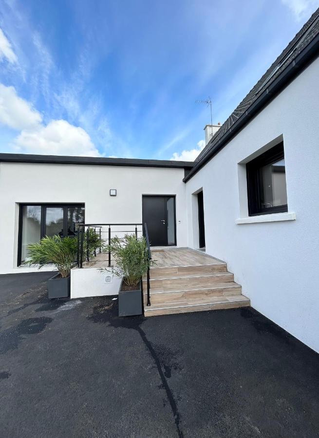 Superbe Villa Tout Confort Avec Piscine Chauffee Er Couverte Et Spa A 2 Pas De La Plage Fouesnant Eksteriør billede