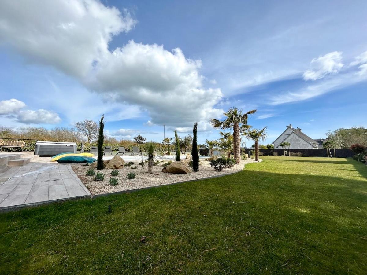 Superbe Villa Tout Confort Avec Piscine Chauffee Er Couverte Et Spa A 2 Pas De La Plage Fouesnant Eksteriør billede