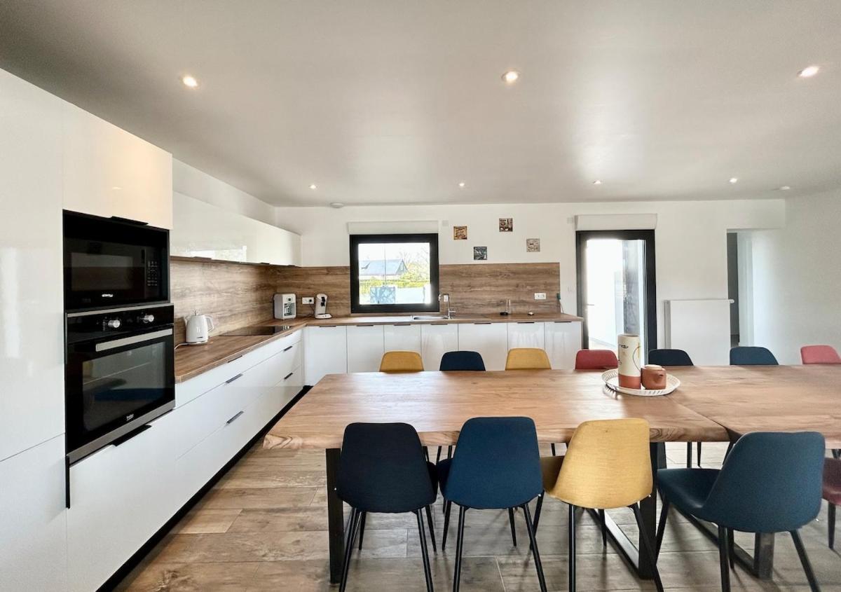 Superbe Villa Tout Confort Avec Piscine Chauffee Er Couverte Et Spa A 2 Pas De La Plage Fouesnant Eksteriør billede